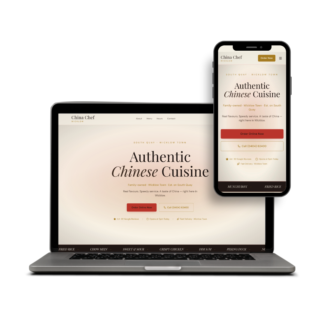 China Chef Restaurant website